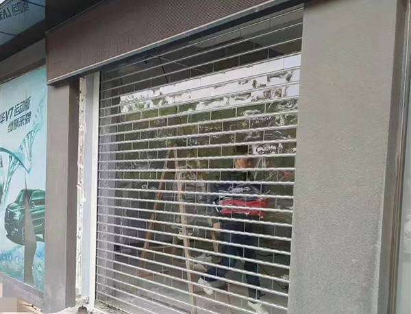 水晶卷簾門(mén)案例