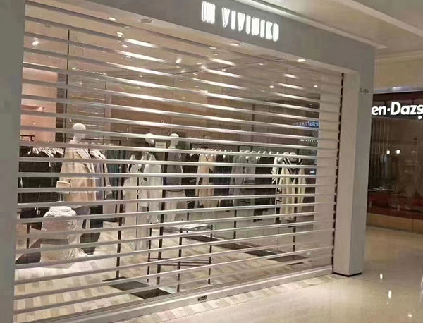 水晶卷簾門(mén)案例